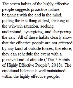 Habits of Highly Effective People